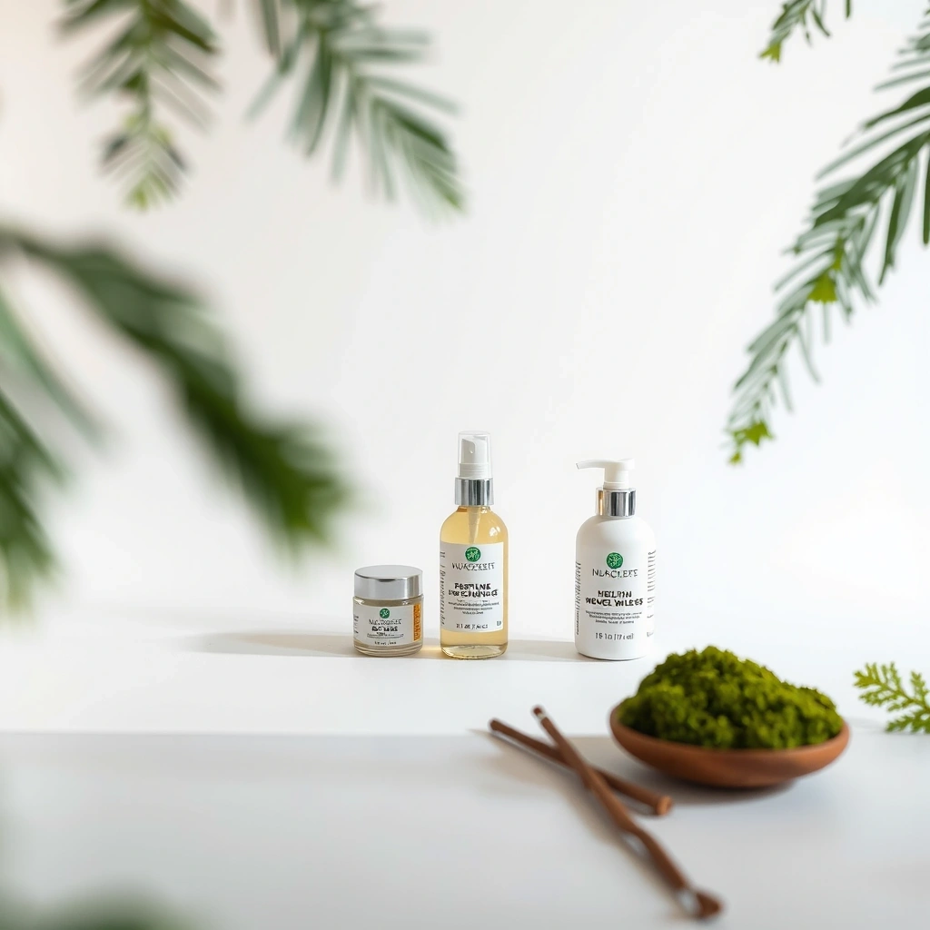 Natural supplements background